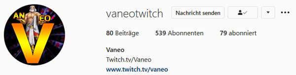 Vaneo Instagram