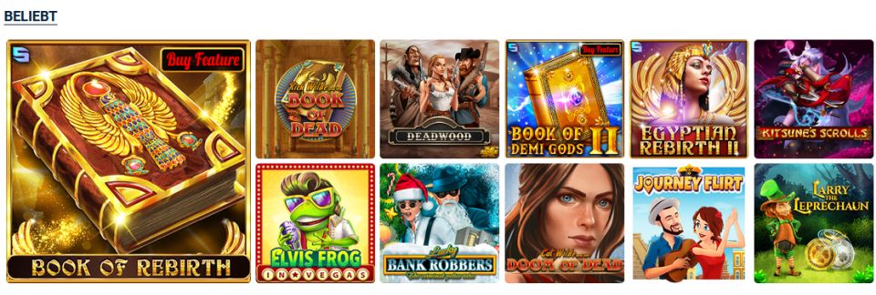 20 Bet Casino beliebte Spiele