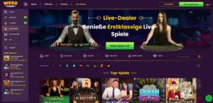 Bizzo Vorschau Live Casino