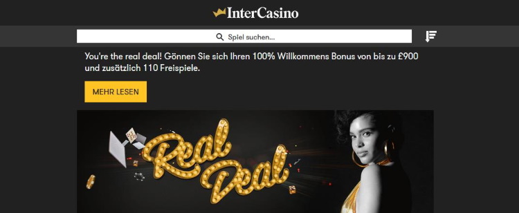 InterCasino Bonus