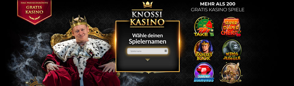 Knossi Kasino Banner