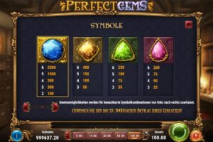 Perfect Gems Vorschau Gewinne