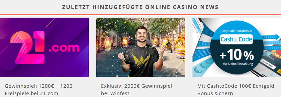 CasinoTest24 Internetseite