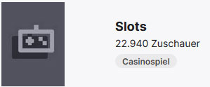 Twitch Kategorie Slots