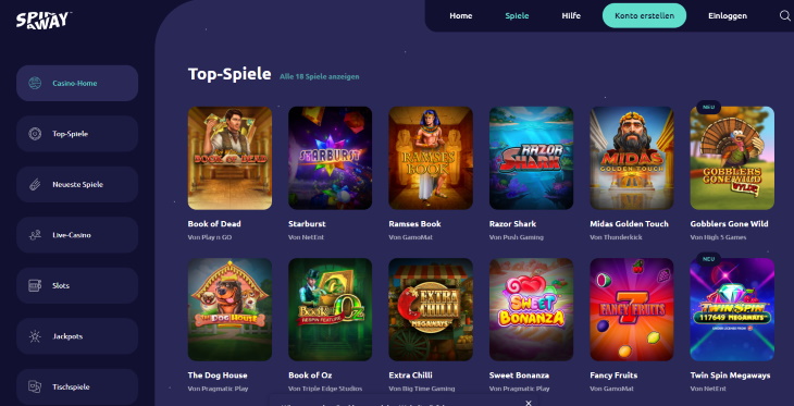 Spin Away Spiele