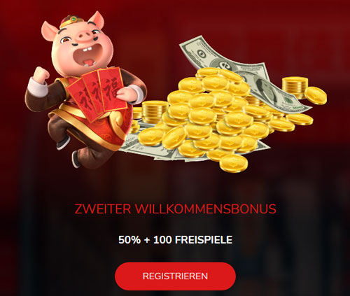 Eine Vorschau des Oshi.io Bonus auf die zweite Einzahlung