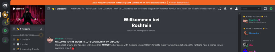 Roshtein Discord