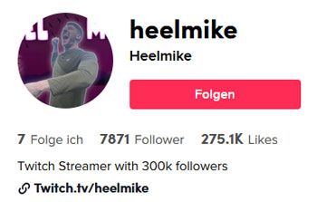 Heelmike auf TikTok