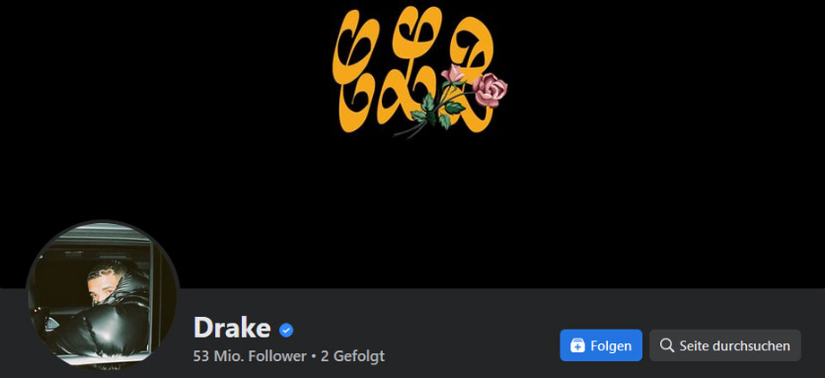 Drake Facebook Account