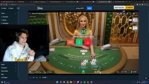 xQc spielt Blackjack im Stake Casino